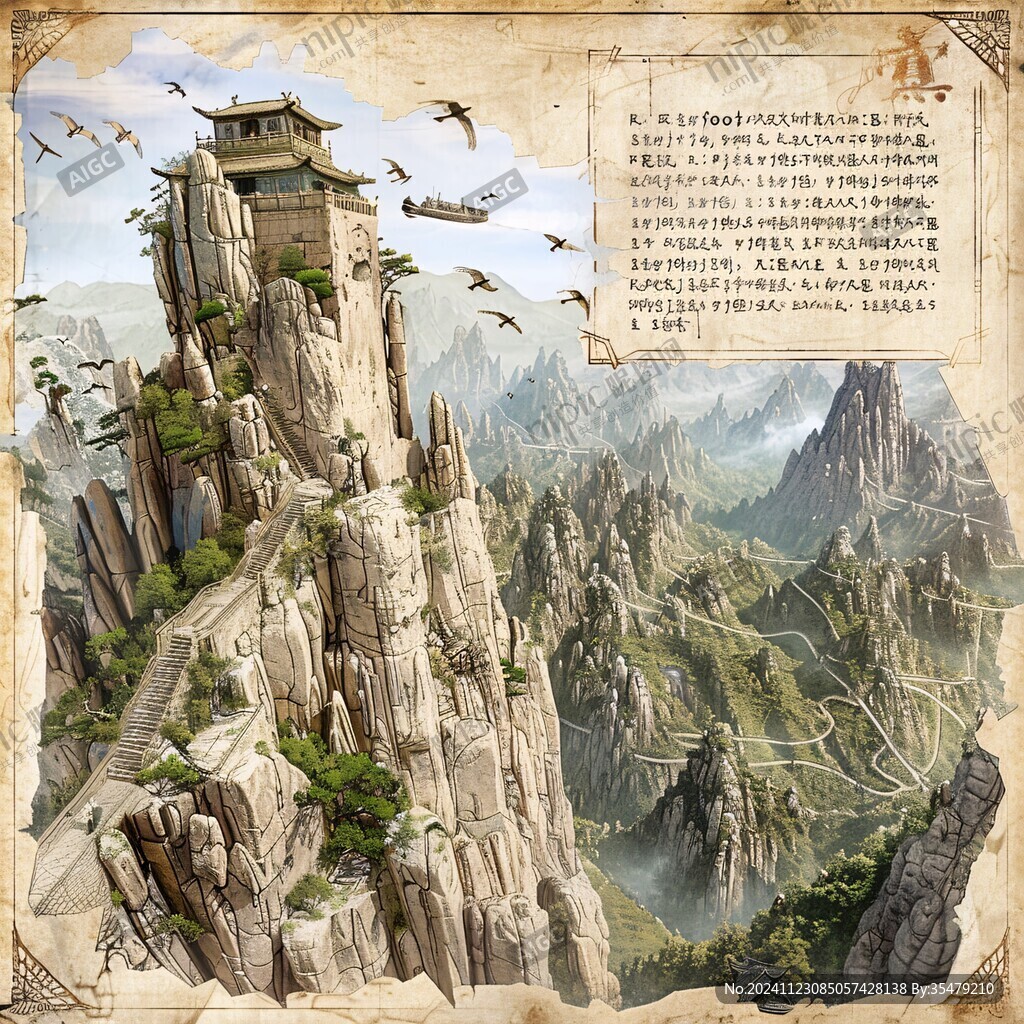 昆仑塔插画
