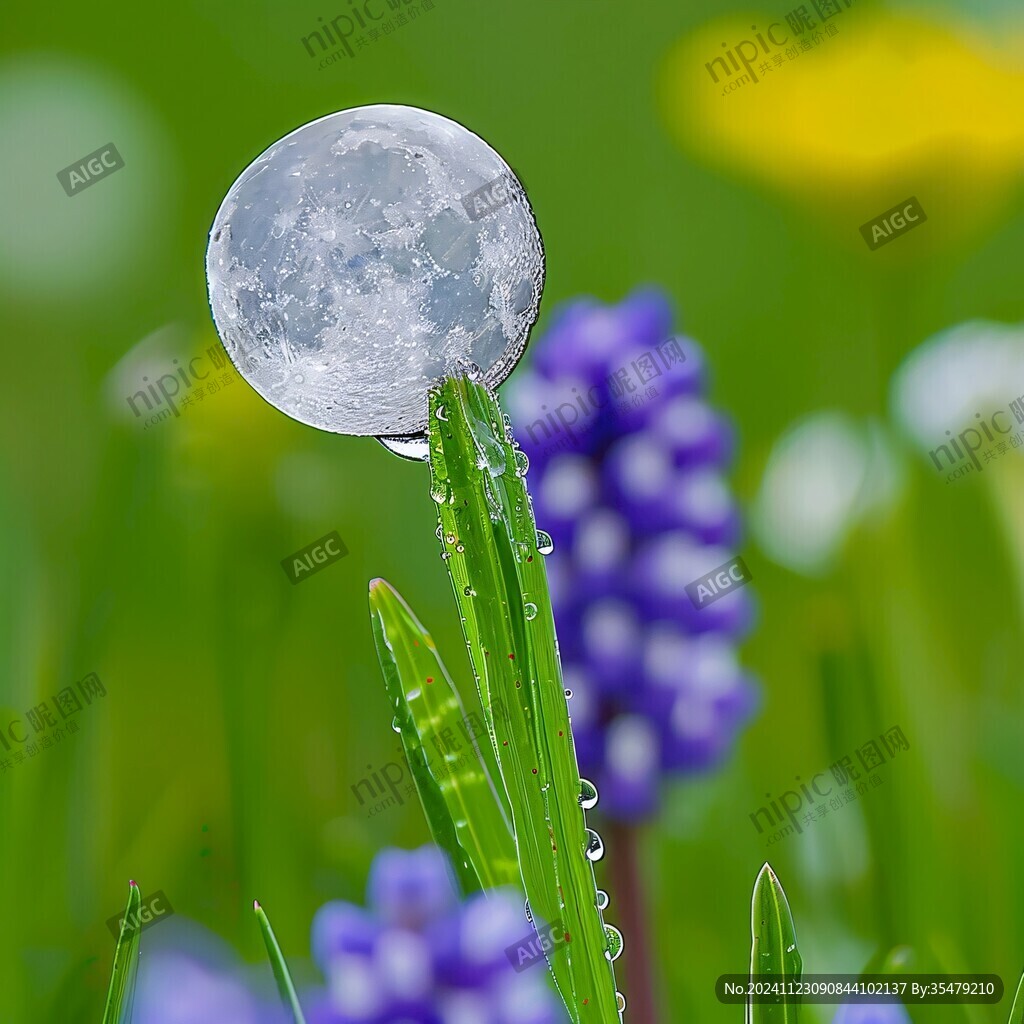 唯美月夜花