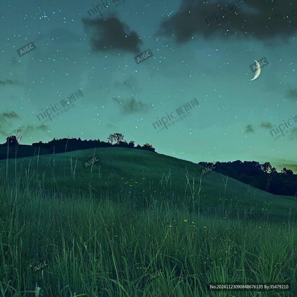 野外夜景图
