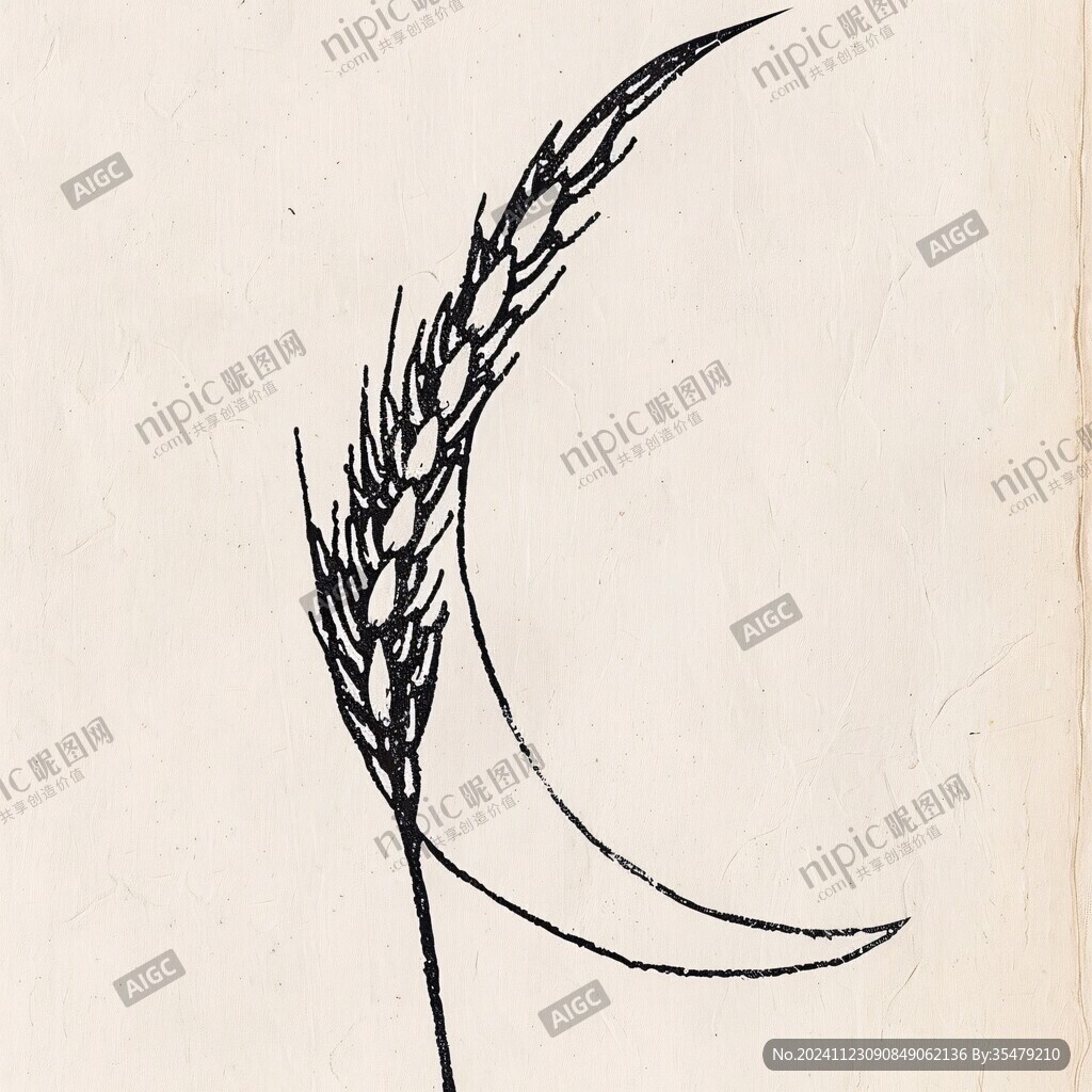 小麦素描