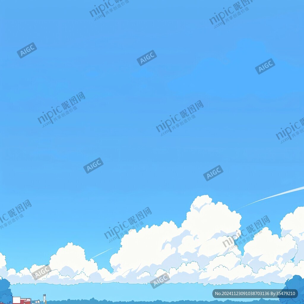 动漫白云素材