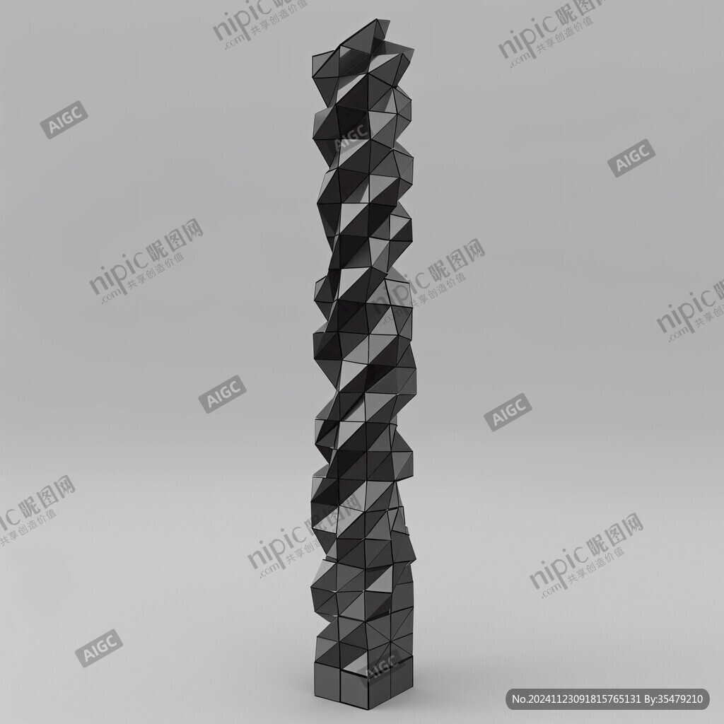 3d立方体雕塑