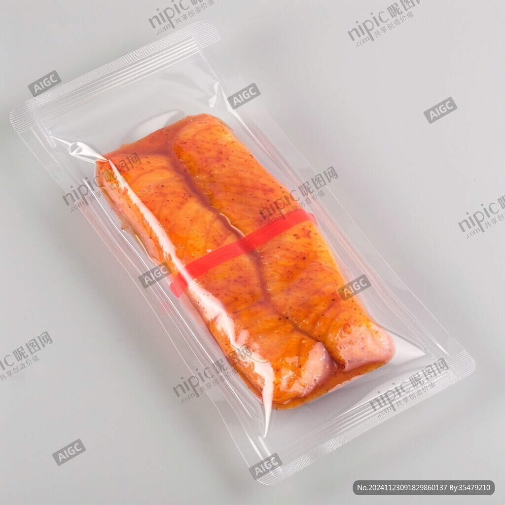 蜜汁肉包装