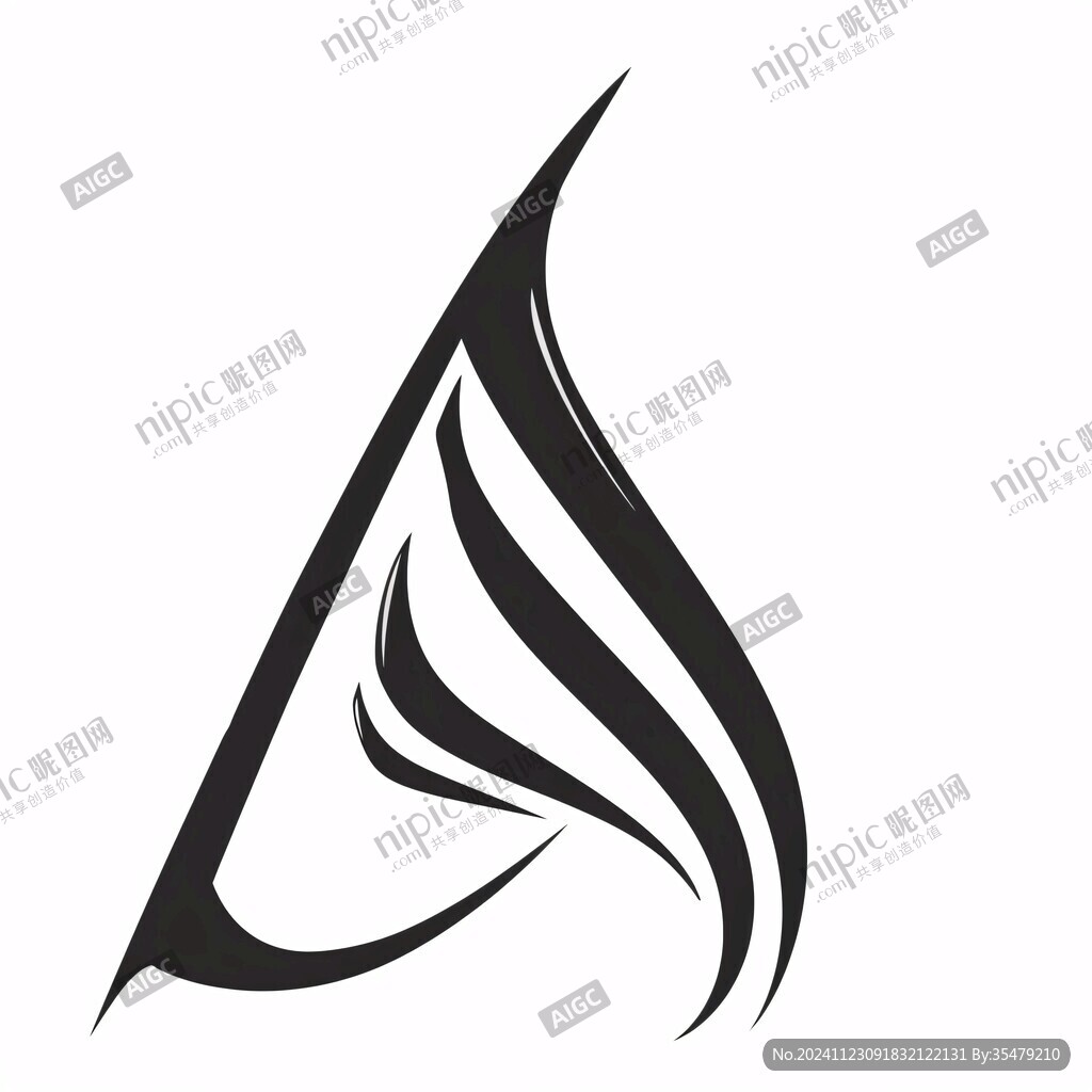 a美容logo