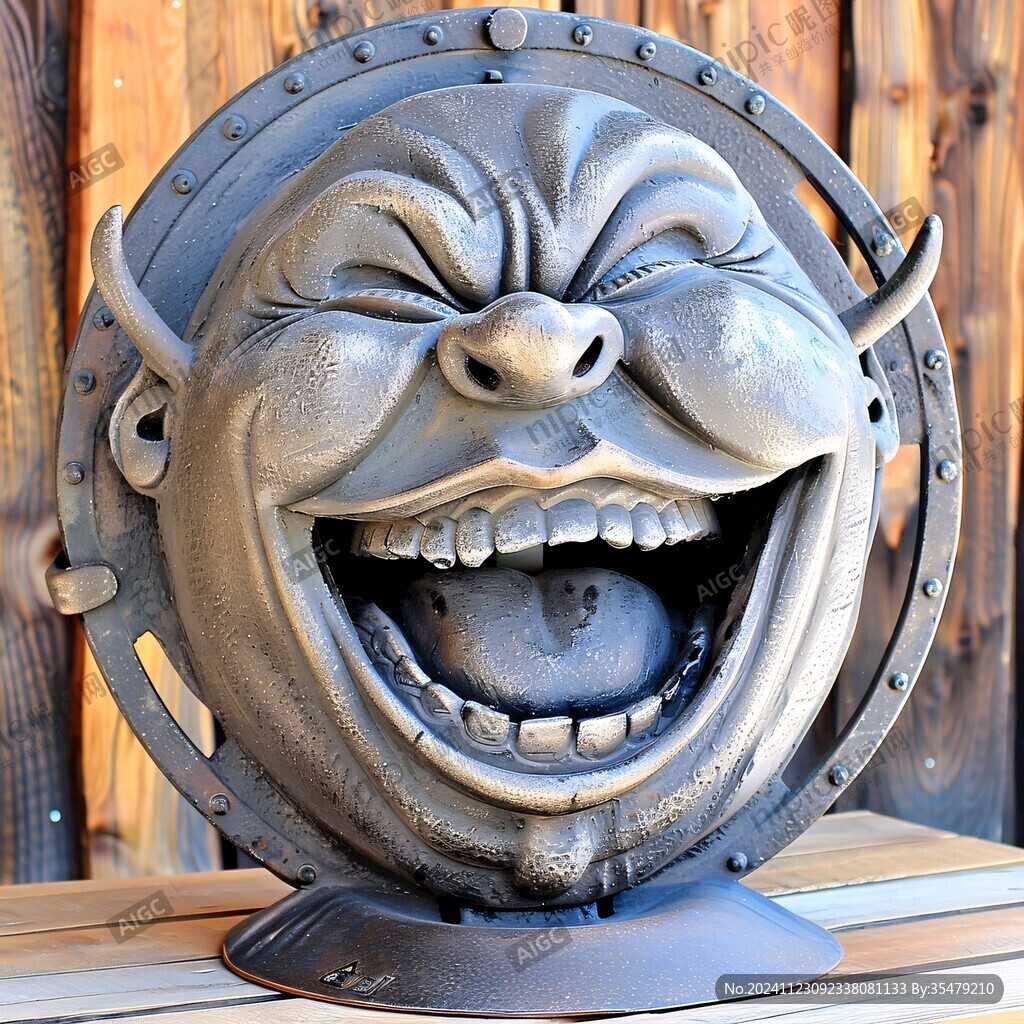 人物雕塑表情