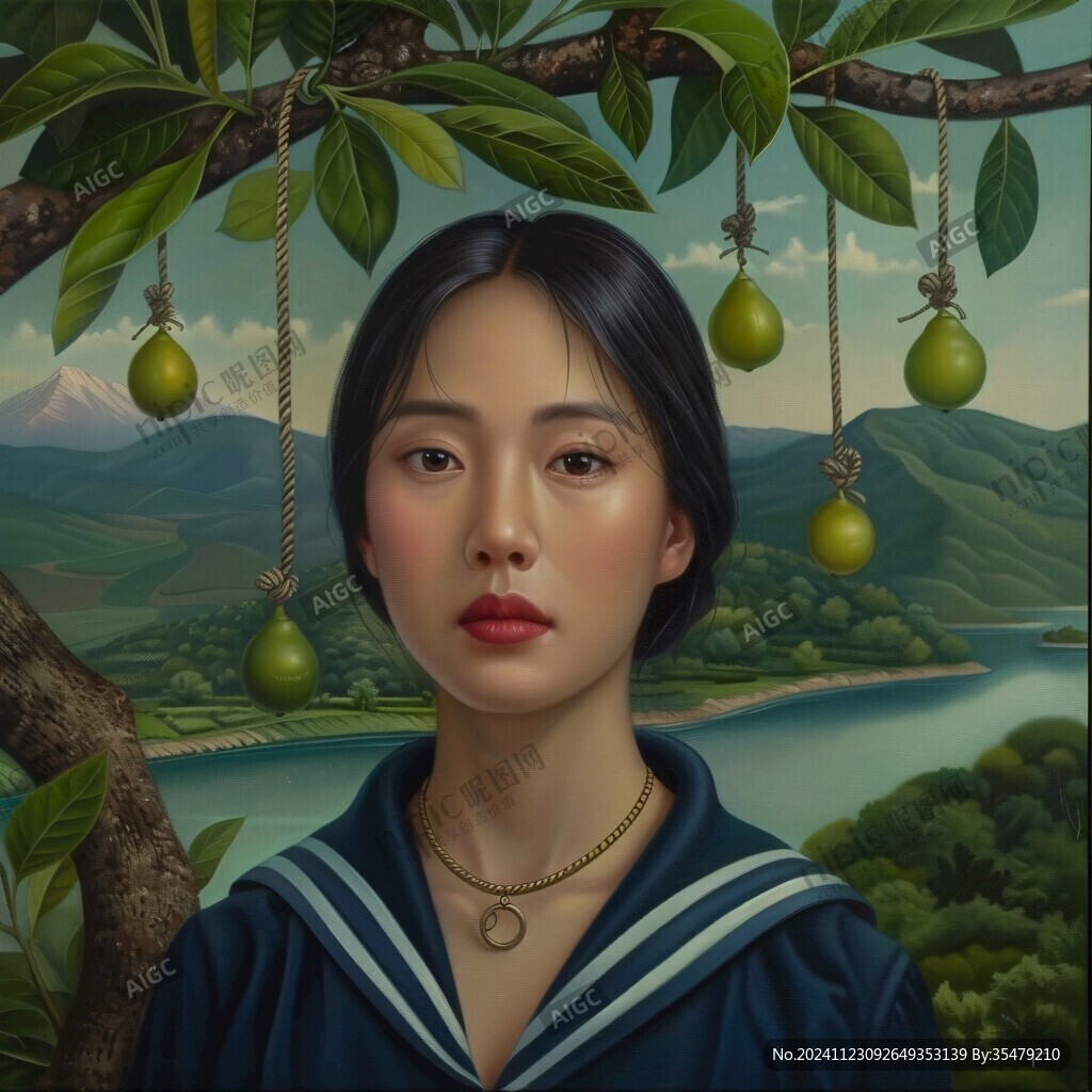 绿宝石李插画