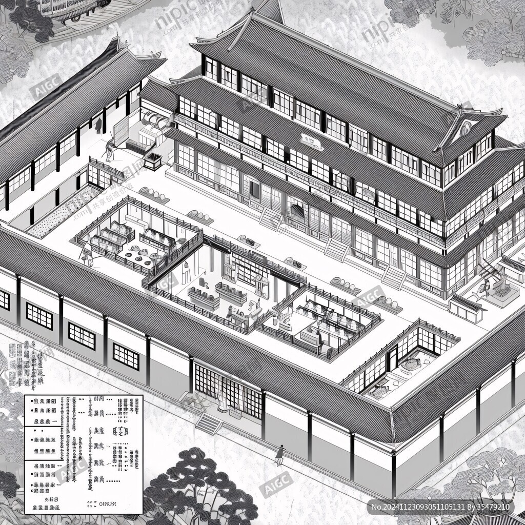 御窑厂布局图