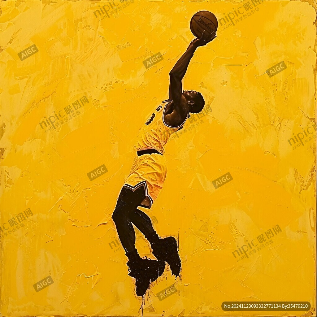 3d扣篮壁画