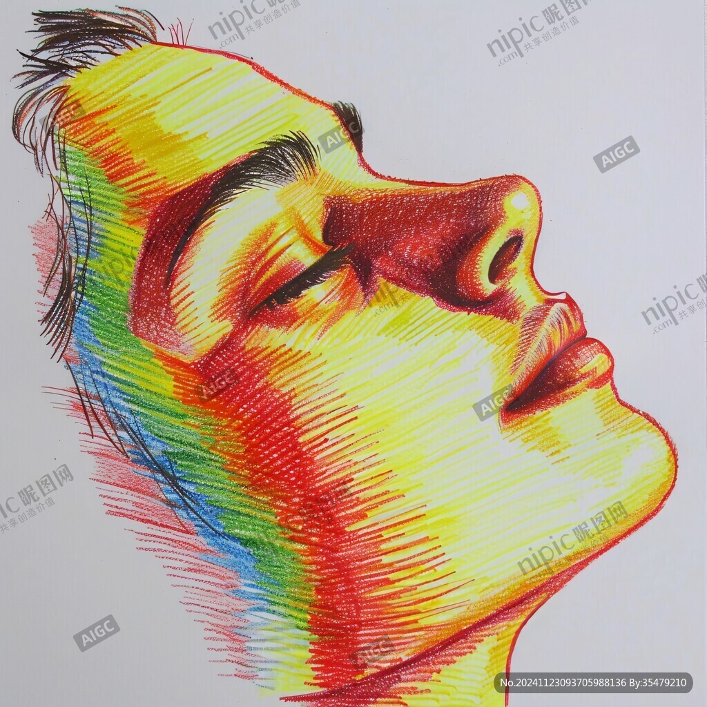 渐变装饰画