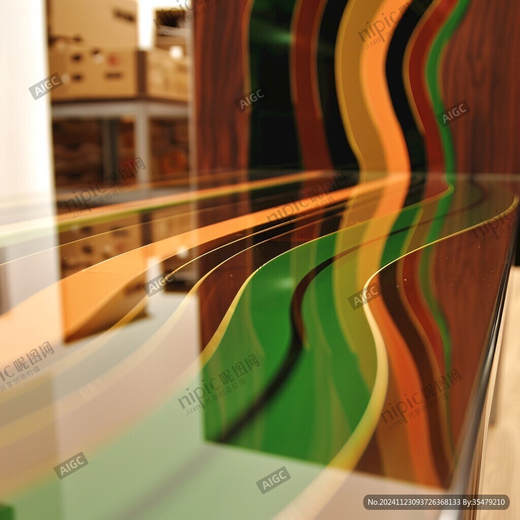 现代装饰画透光膜