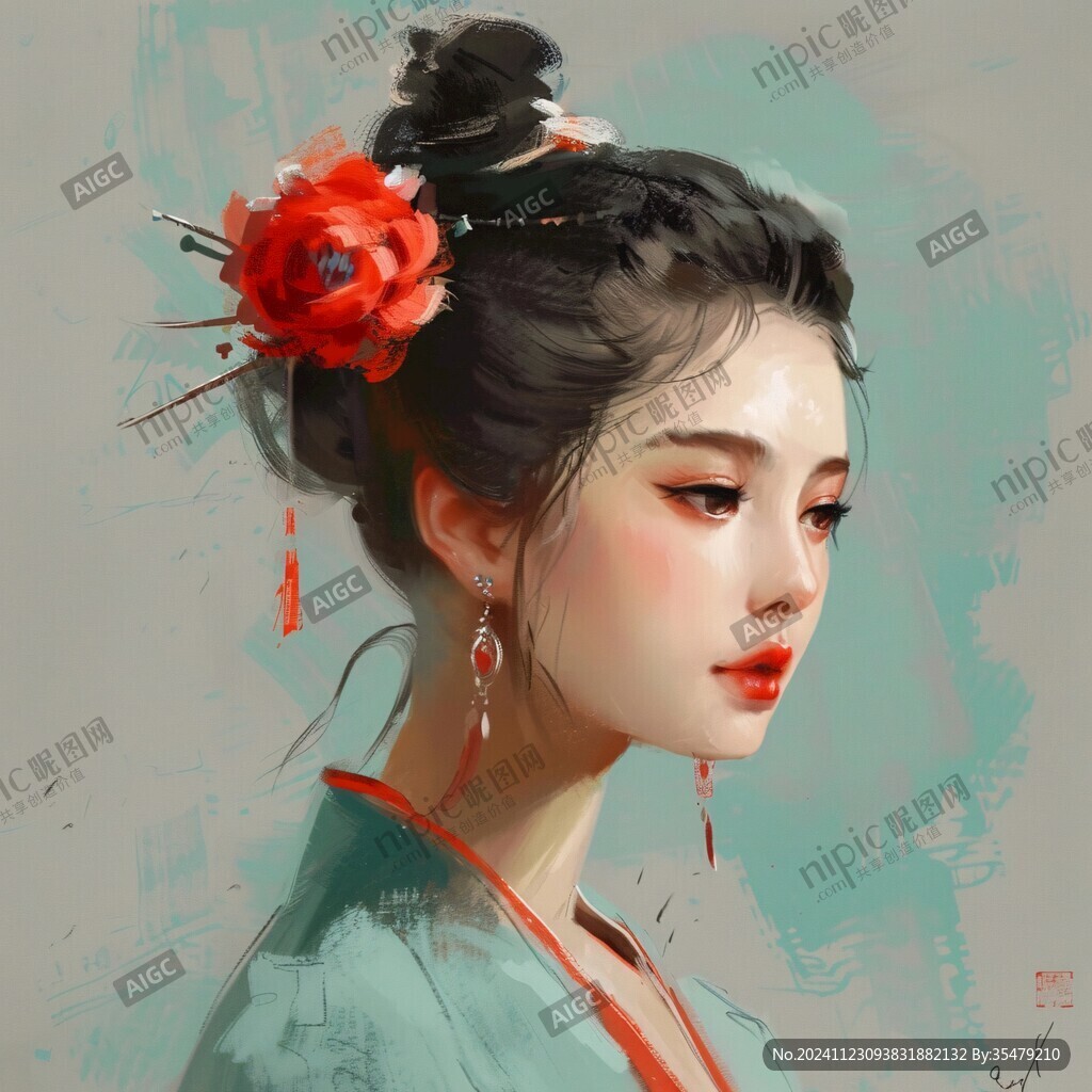 板绘人像