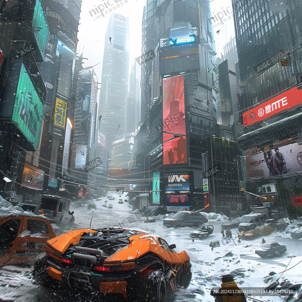 世界末日混乱场景