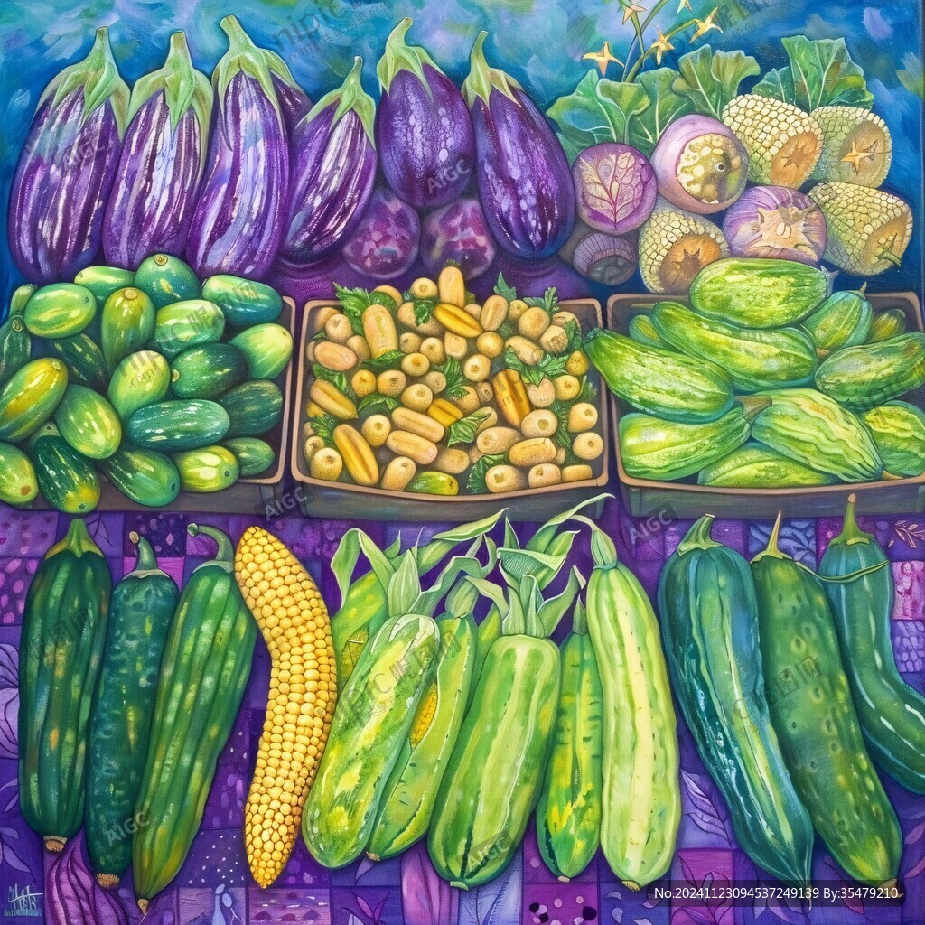 蔬菜装饰画