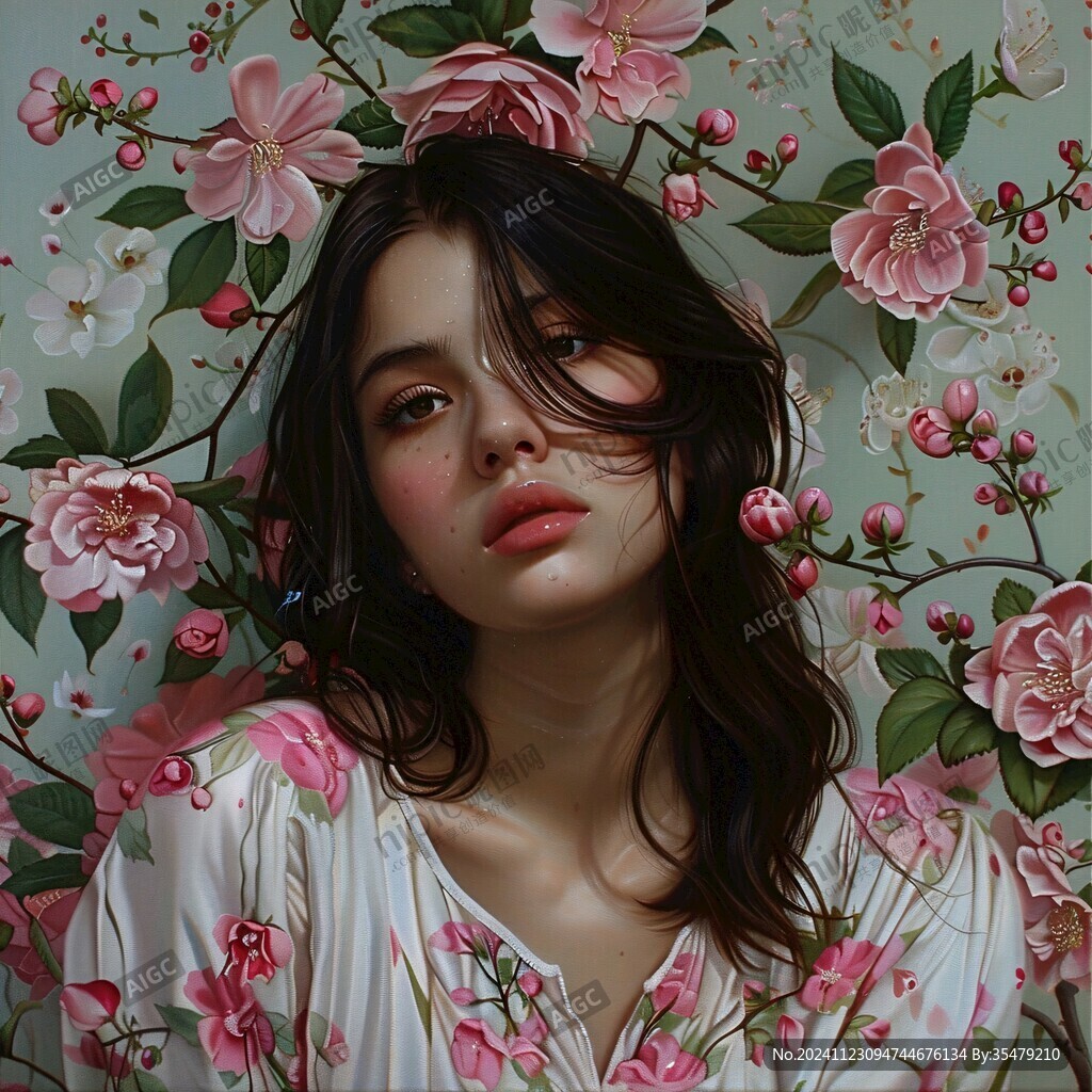 写实人物插画