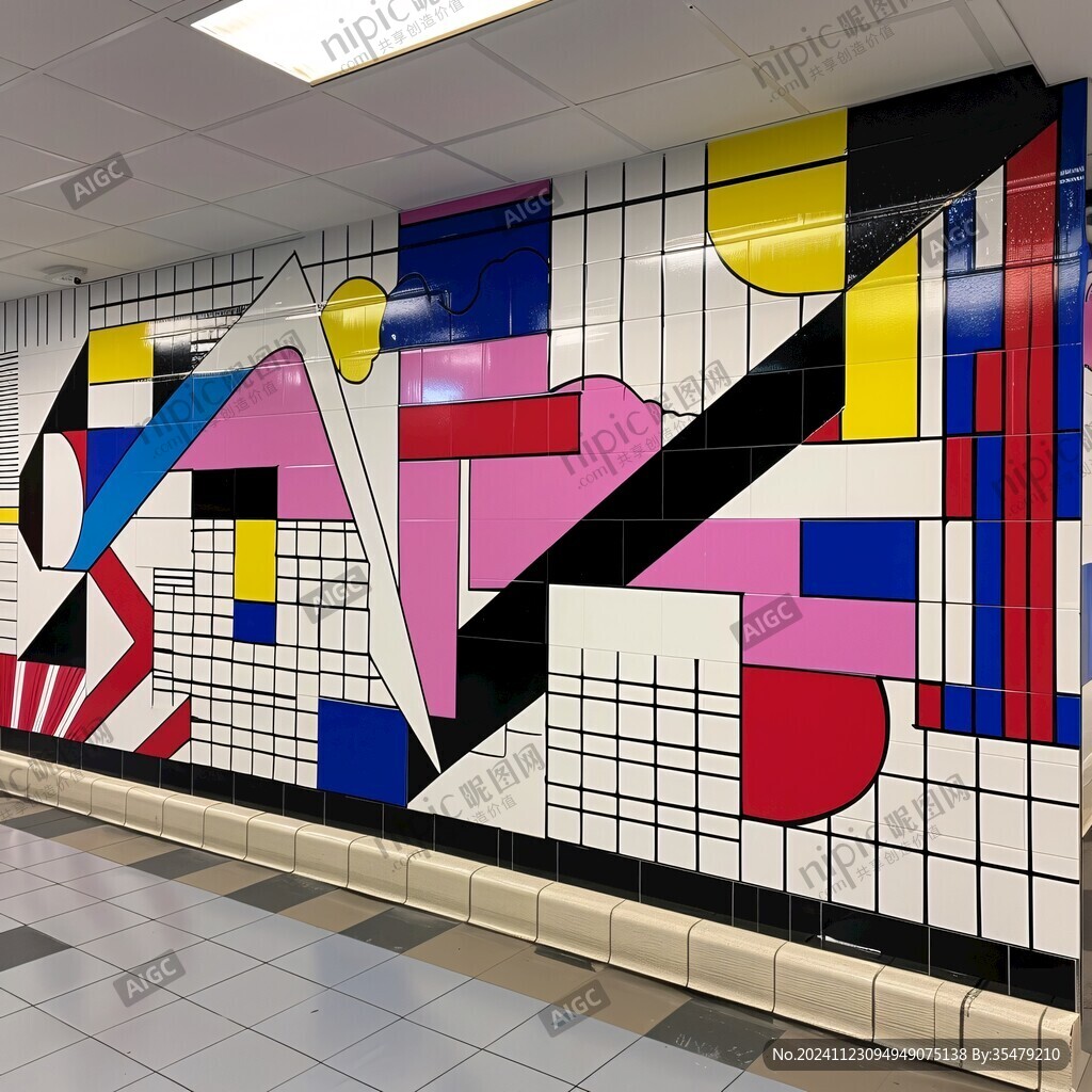 地铁站壁画