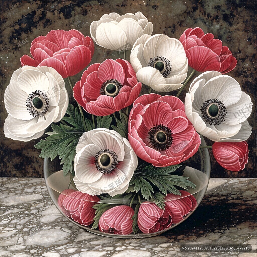 3d立体花卉油画