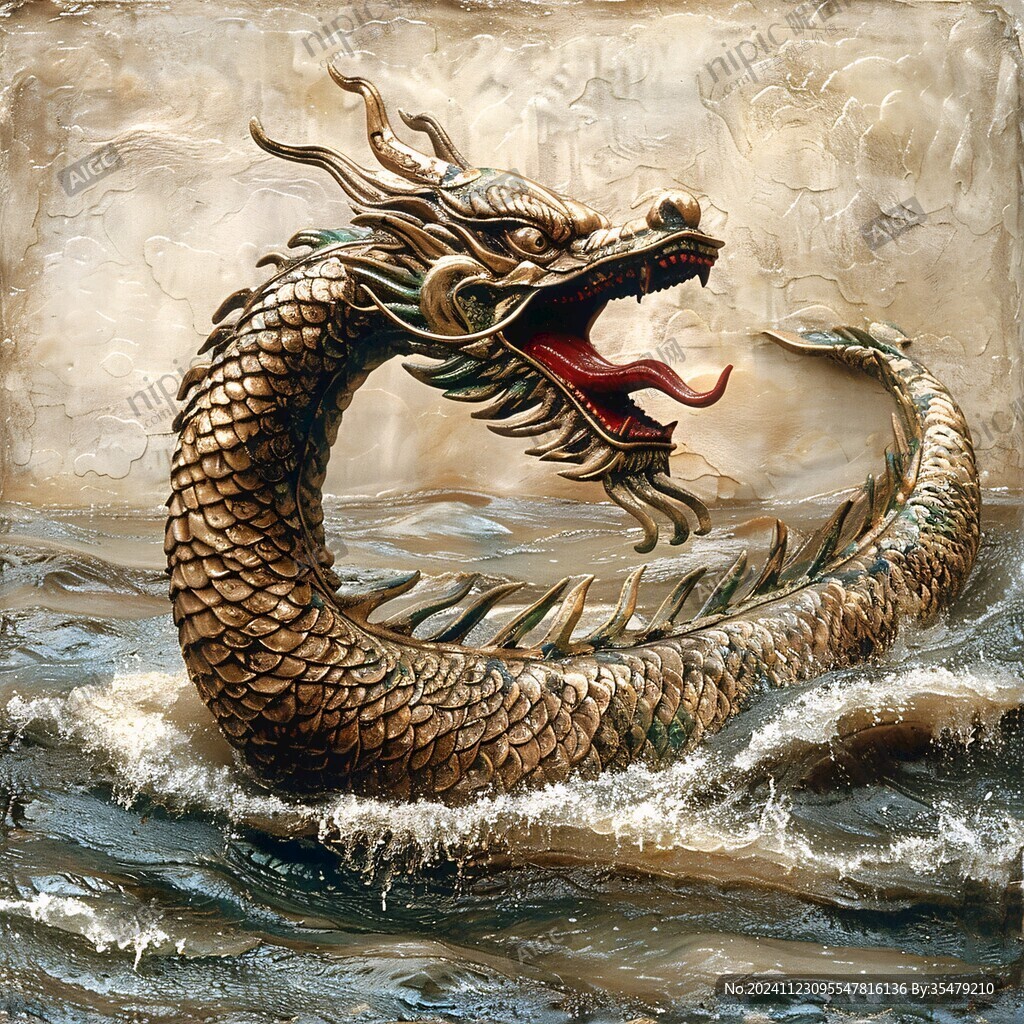 龙吐水壁纸