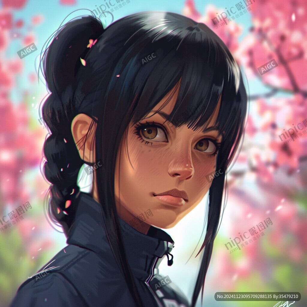 AI创作图原创厚涂 cg头像 厚涂少女 日韩厚涂 板绘人像 写实人物插画 板绘少女插画 日韩厚涂插画 厚涂手绘 cg绘画作品 cg插画 鼠绘 ...
