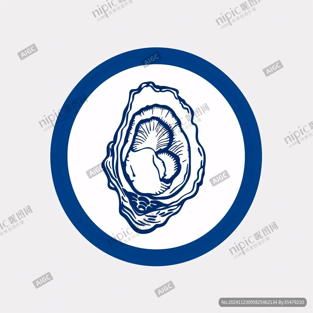 生蚝图标logo