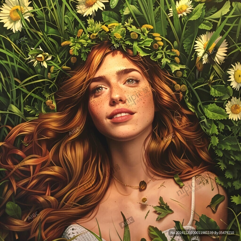 写实人物插画