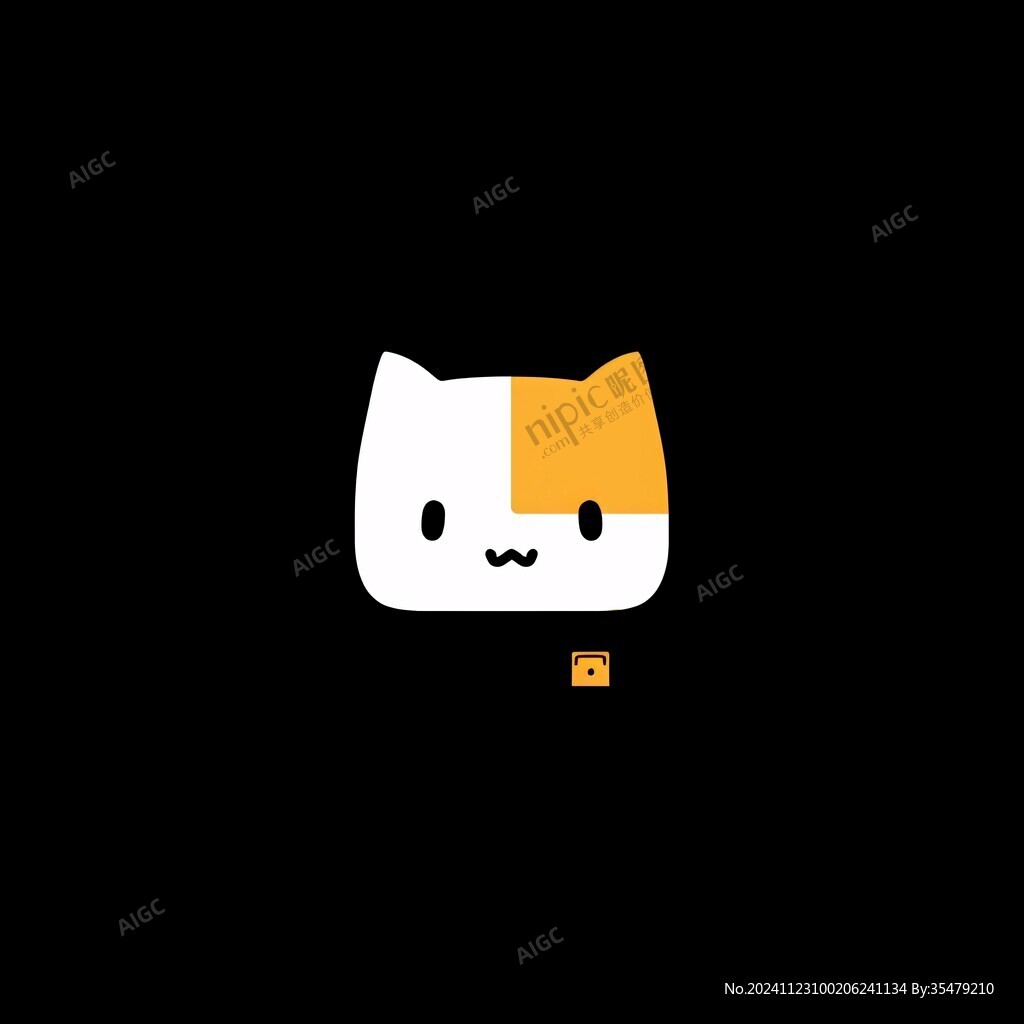 简单猫logo