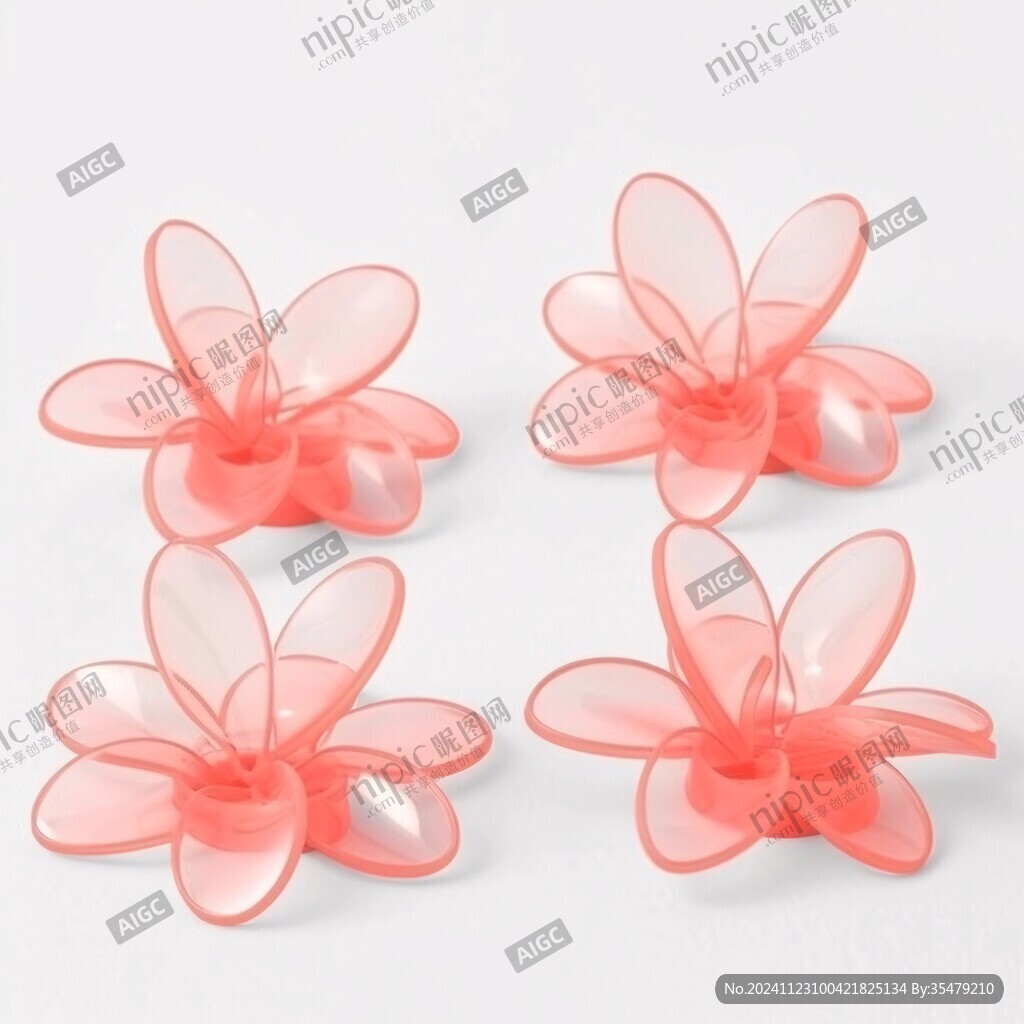 3d膨胀风花朵