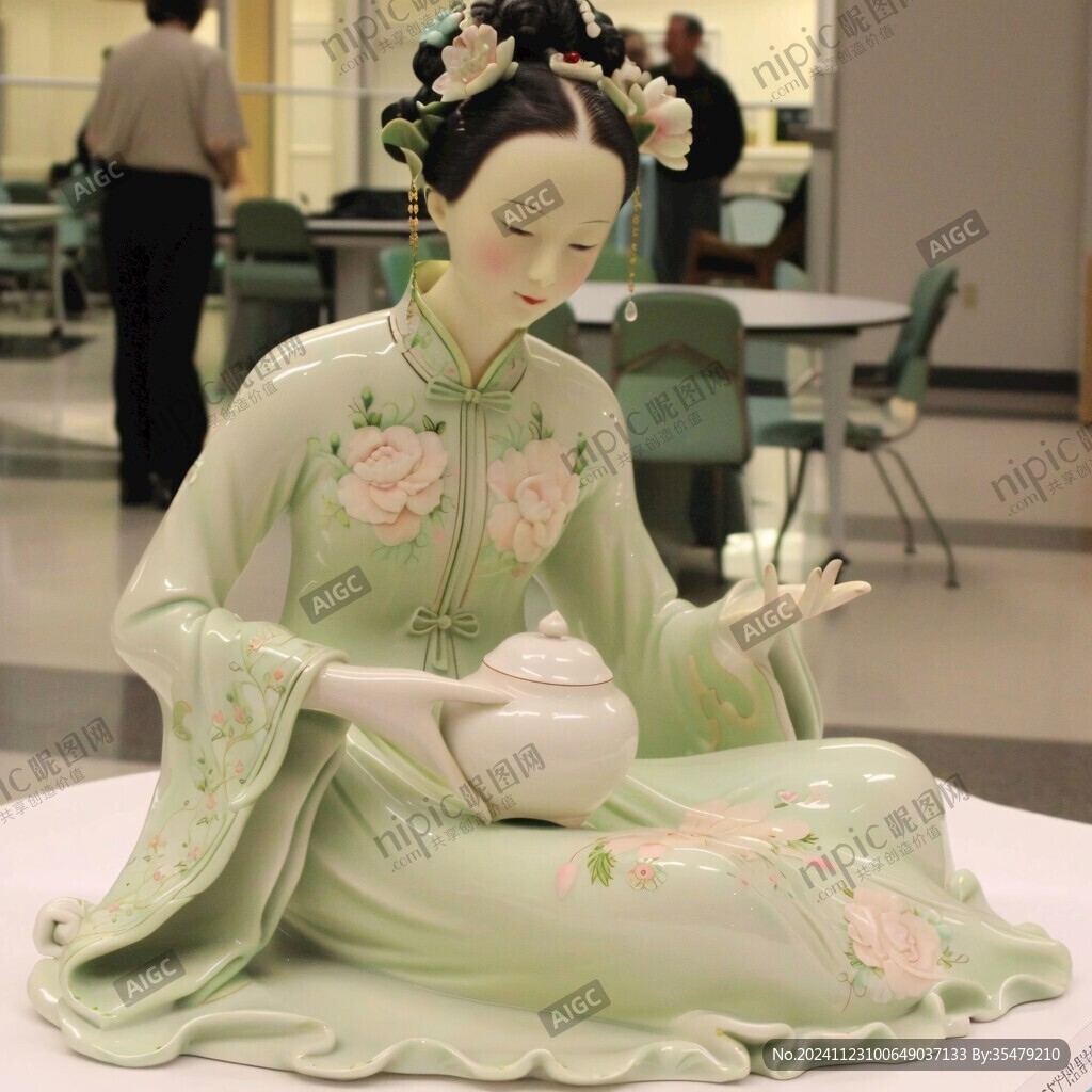 茶艺人物造型