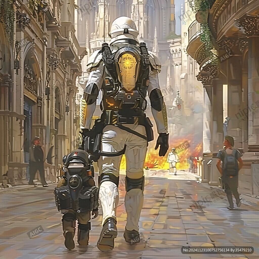 科幻题材插画