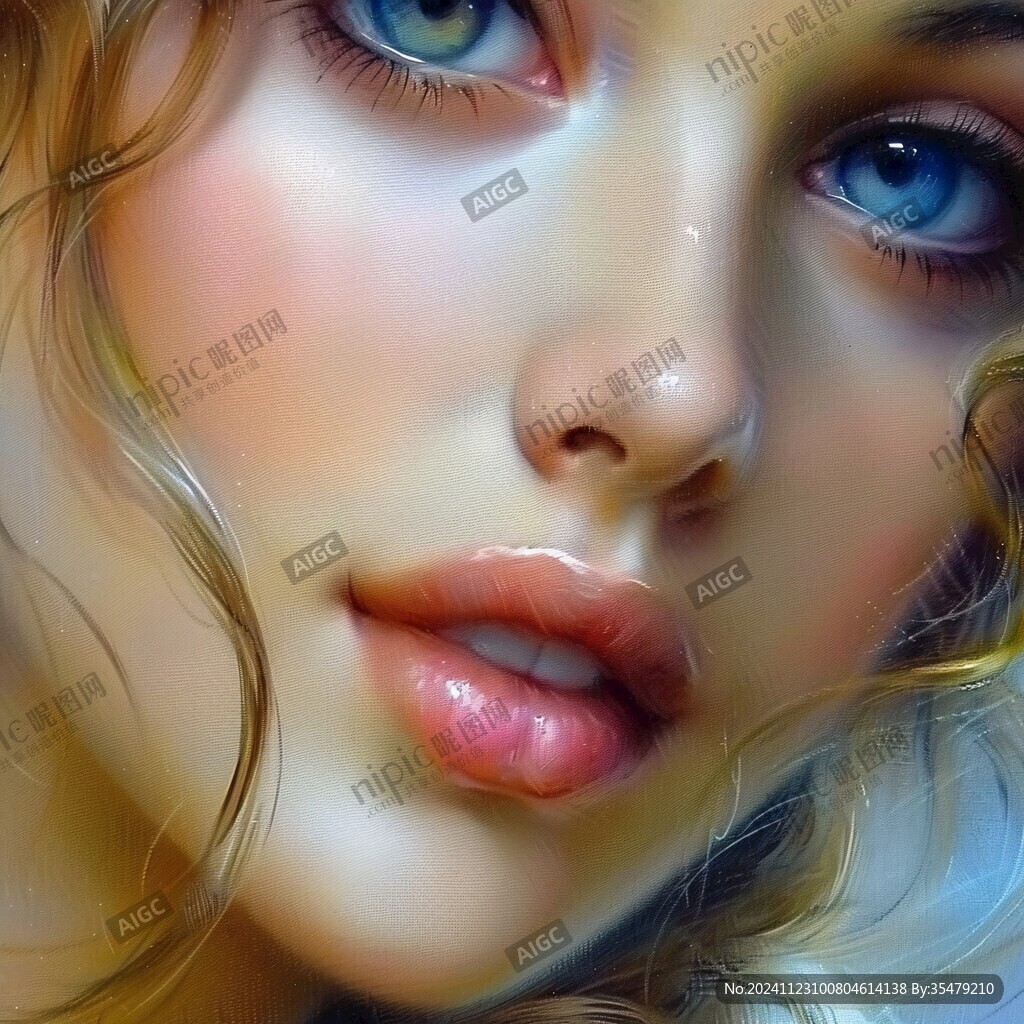 欧美手绘美女