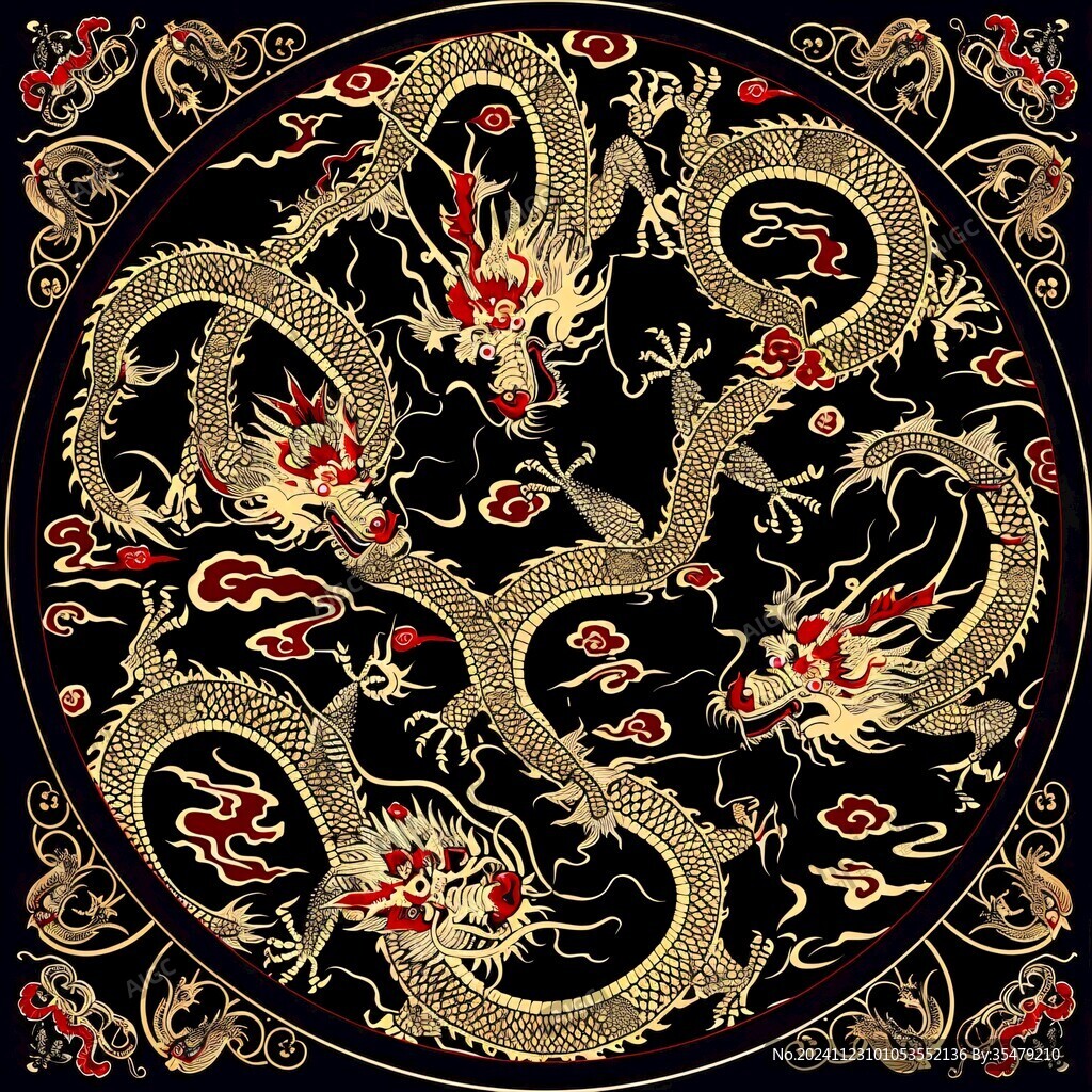 圆龙纹