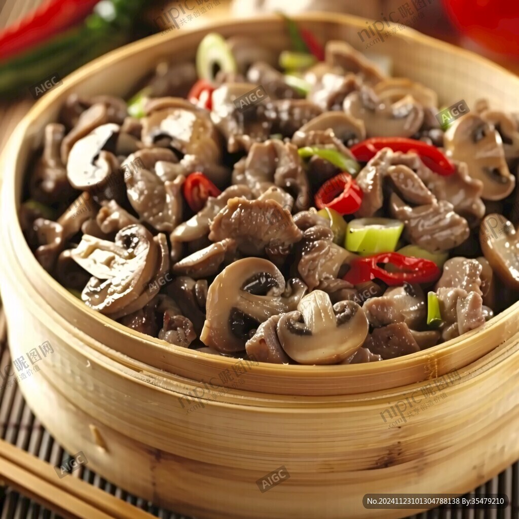 肉沫蒸黑鸡枞