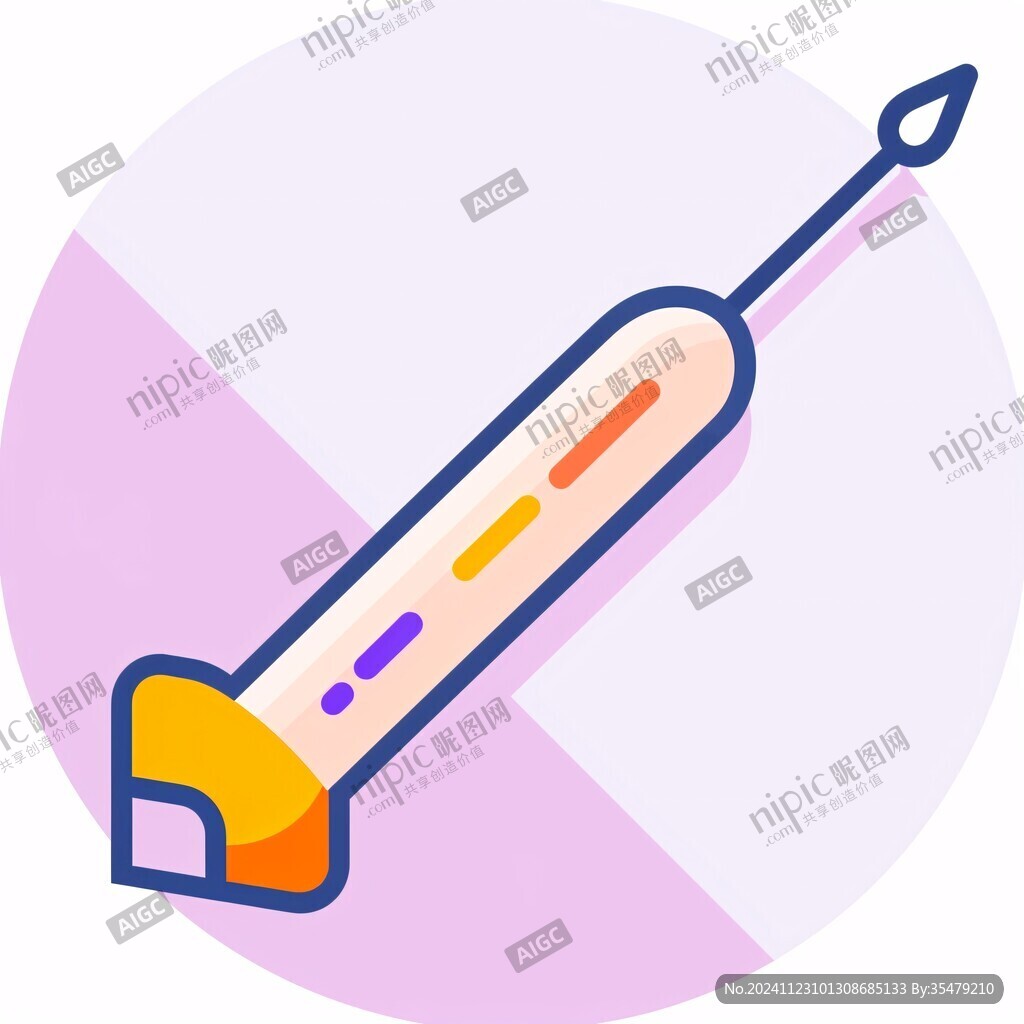 注射器插画