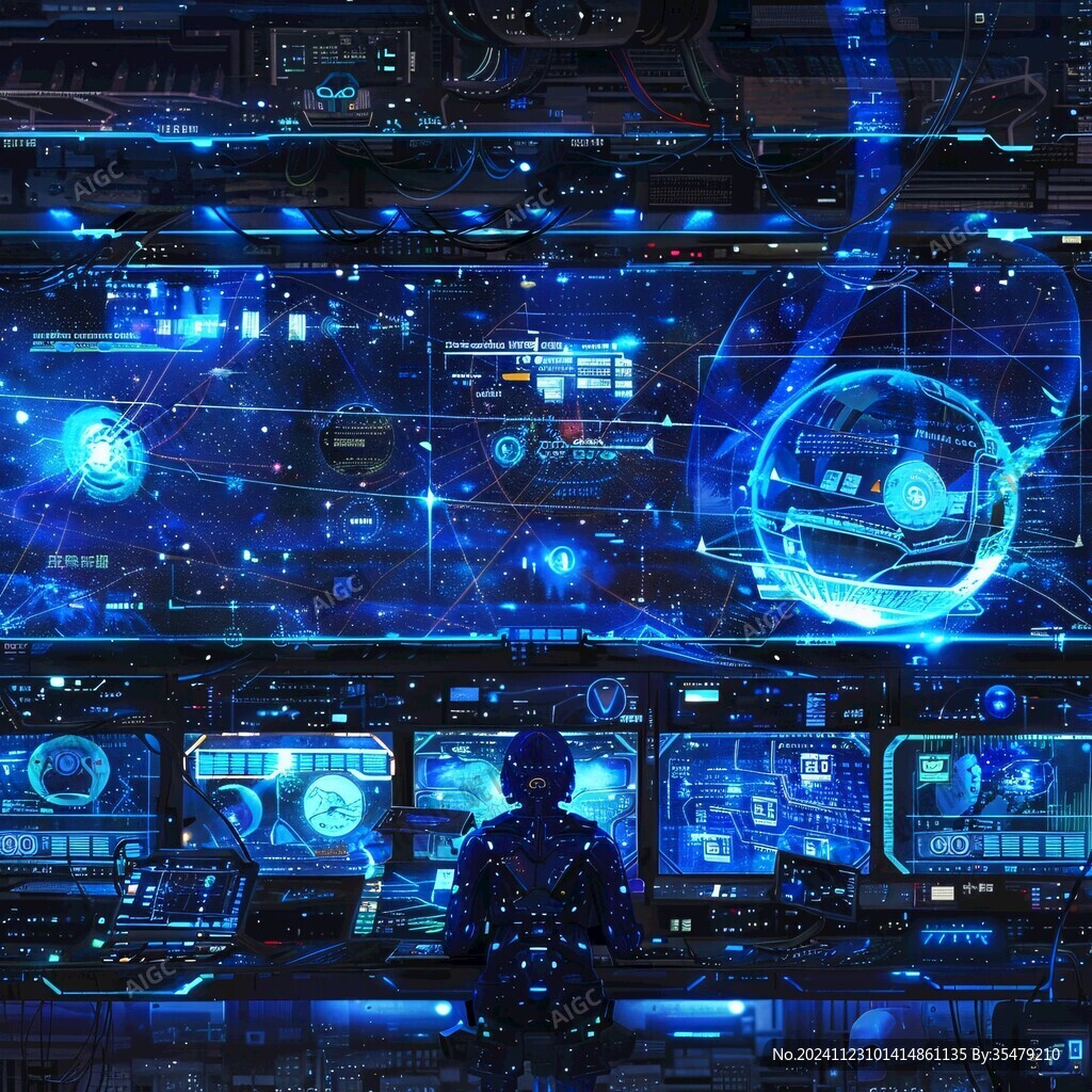 科幻仪表盘