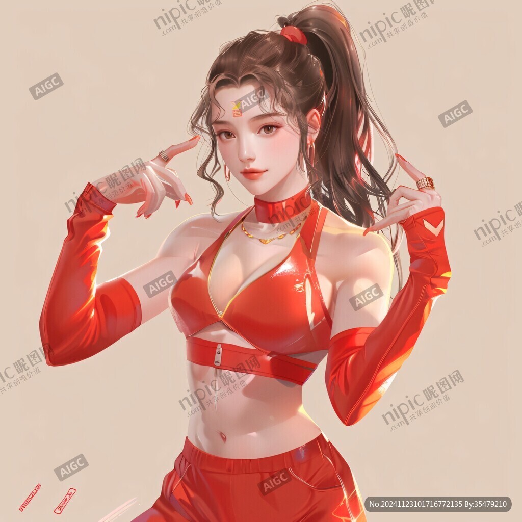 厚涂少女