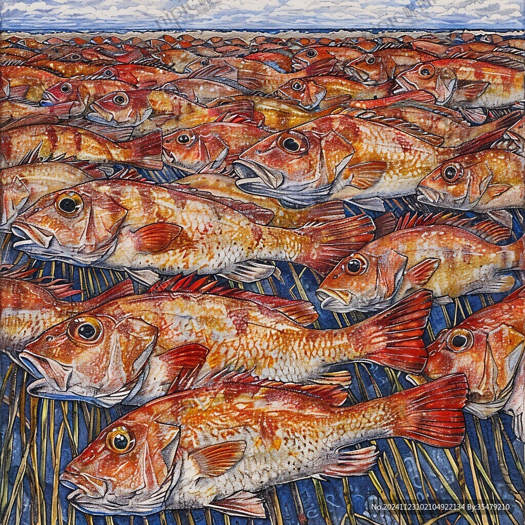 很多鱼装饰画