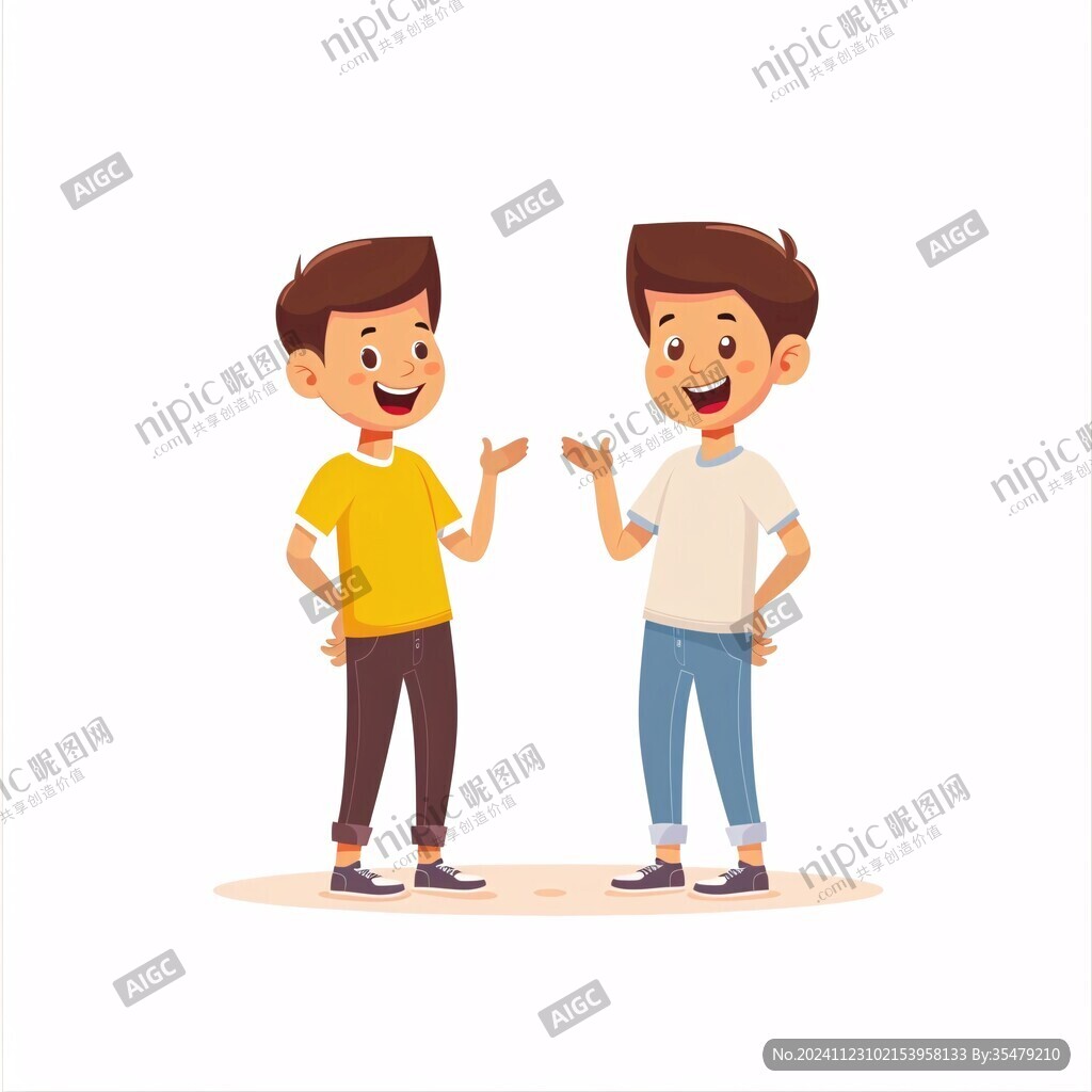 兄弟卡通图标