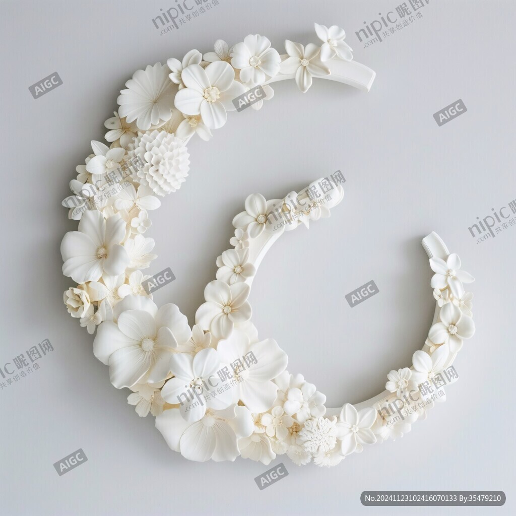 花纹立体数字