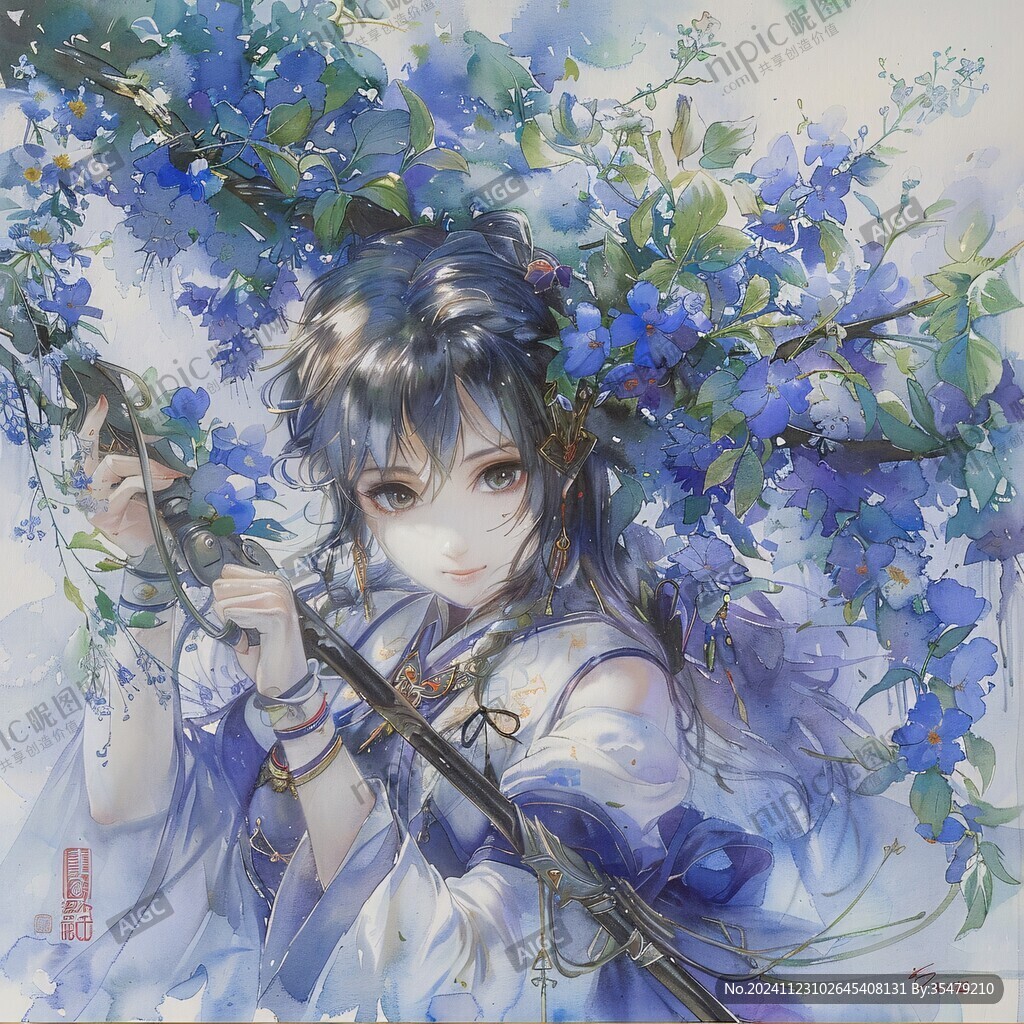 绛雪花神