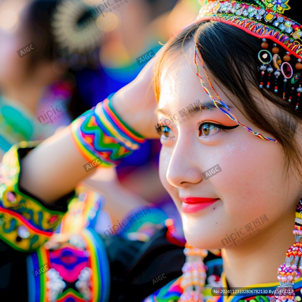 彝族美女