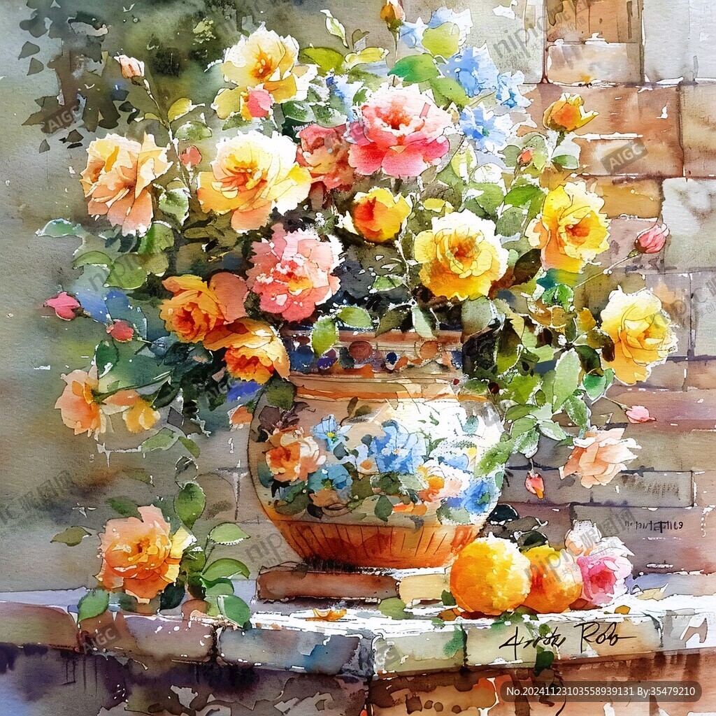 欧美静物花卉
