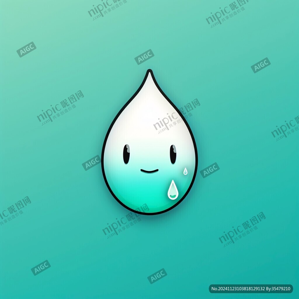 原创卡通小水滴