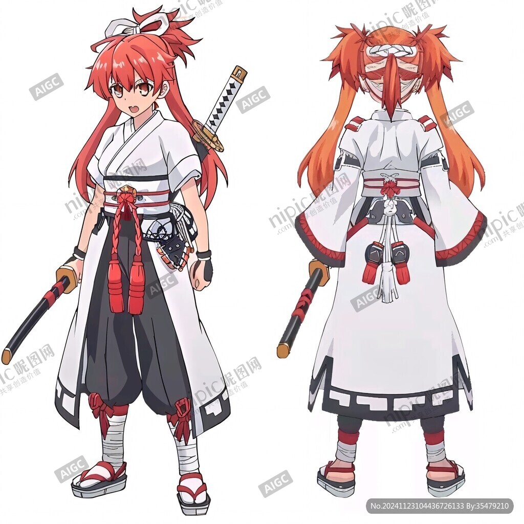 武士形象设计