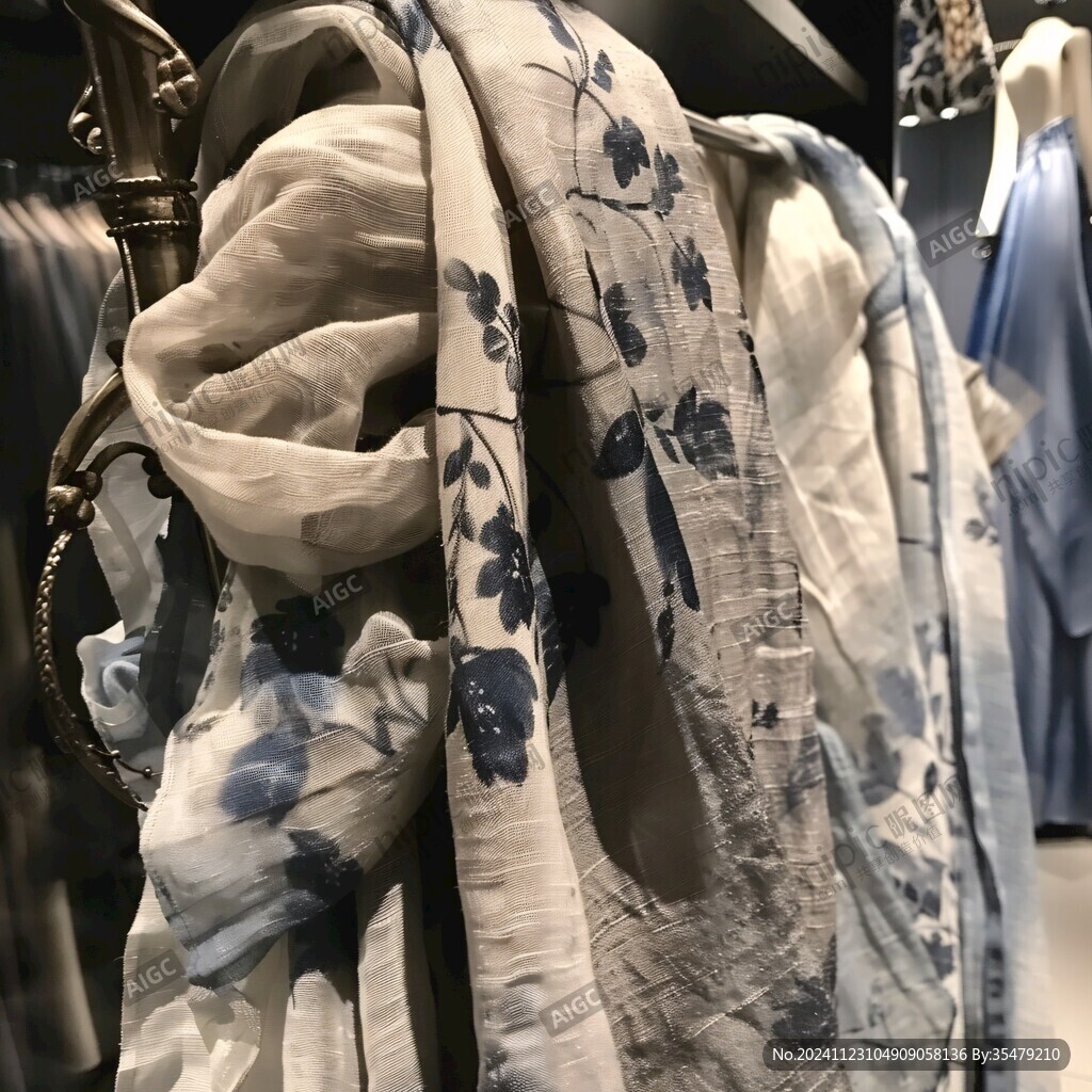 丝巾橱窗