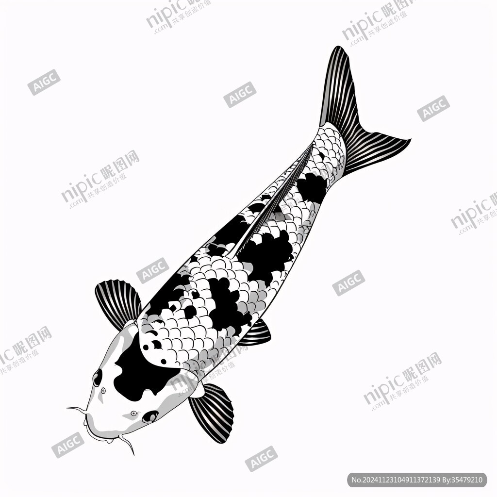 黑白锦鲤