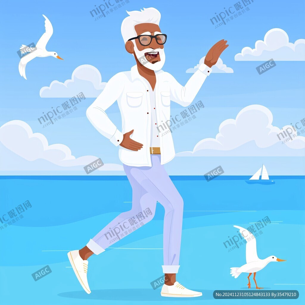 人与海鸥