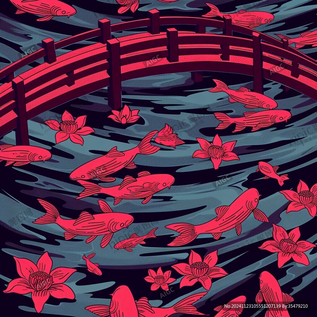 垂鱼插画
