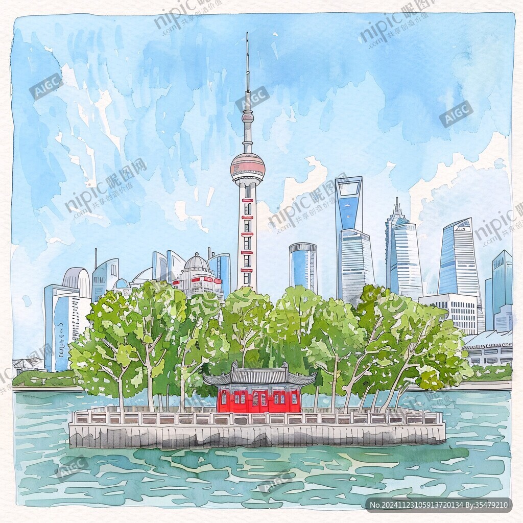 外滩手绘