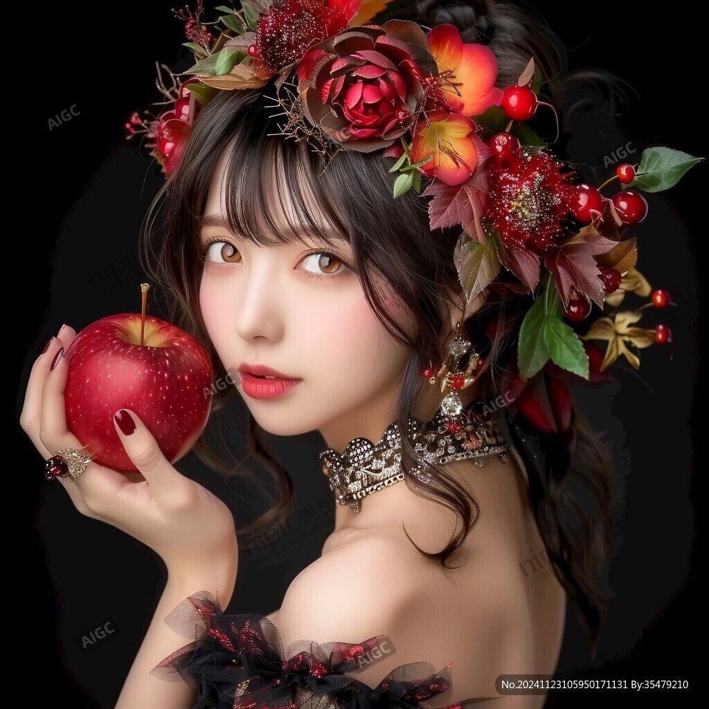美妆少女美妆造型