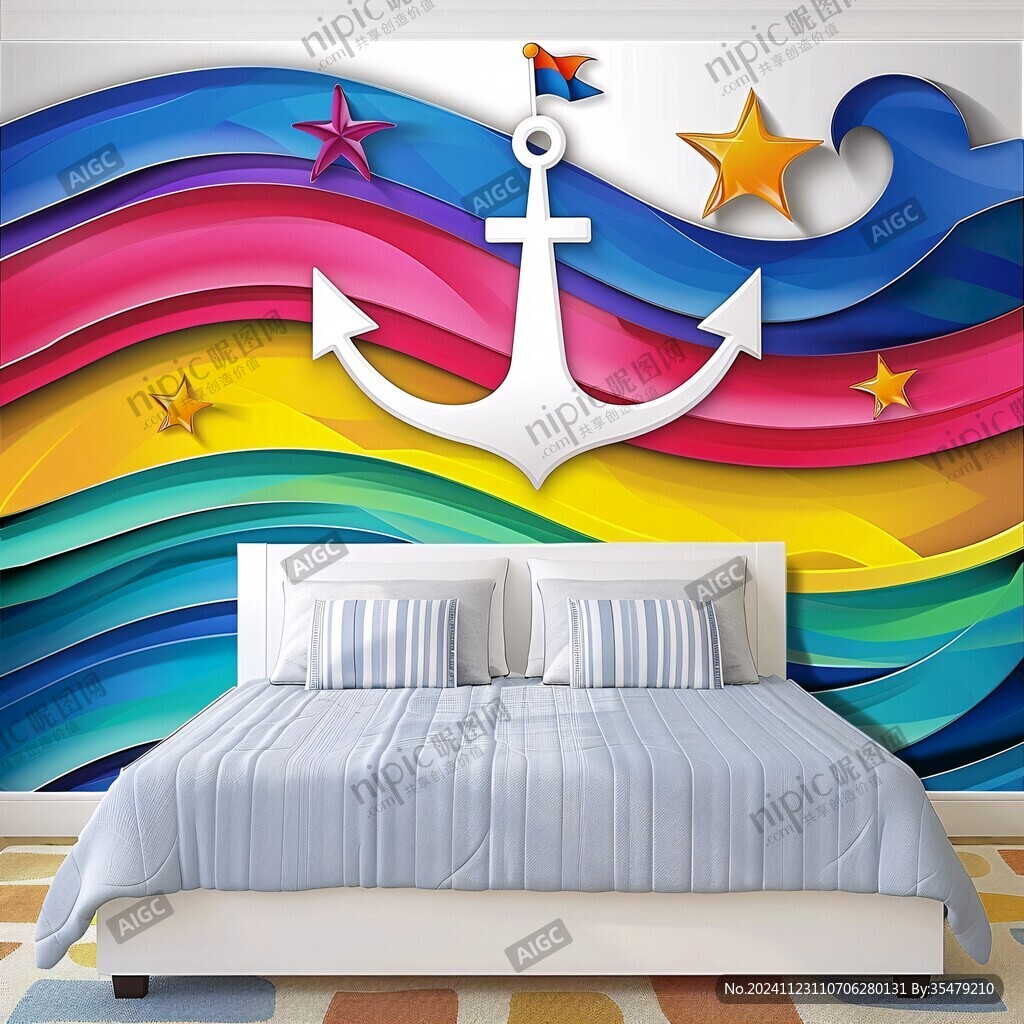 海洋背景壁画