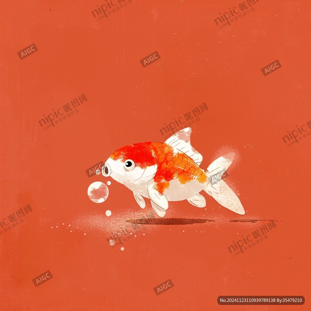 插画锦鲤